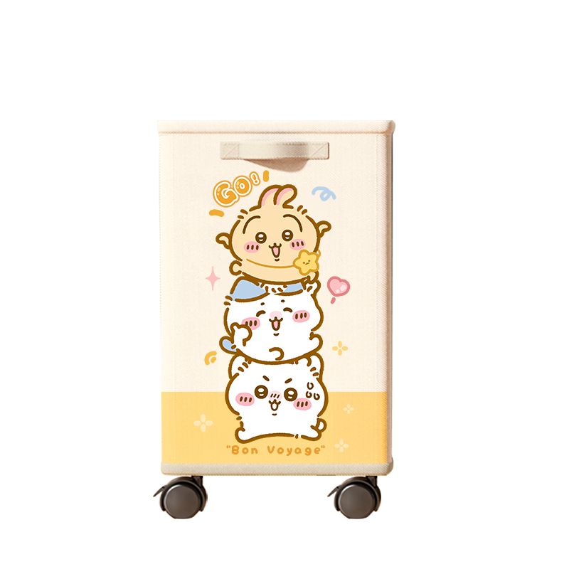 Home Goods Bathroom Storage - Chiikawa,Hachiware,Usagi Cute Cartoon Rolling Storage Cart,