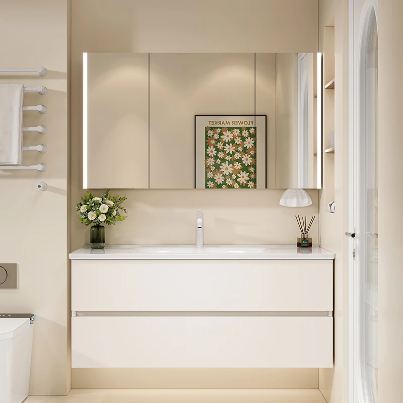 Home Bathroom Vanity Combo - Sink Luxury Cupboard Desgin Space Saver