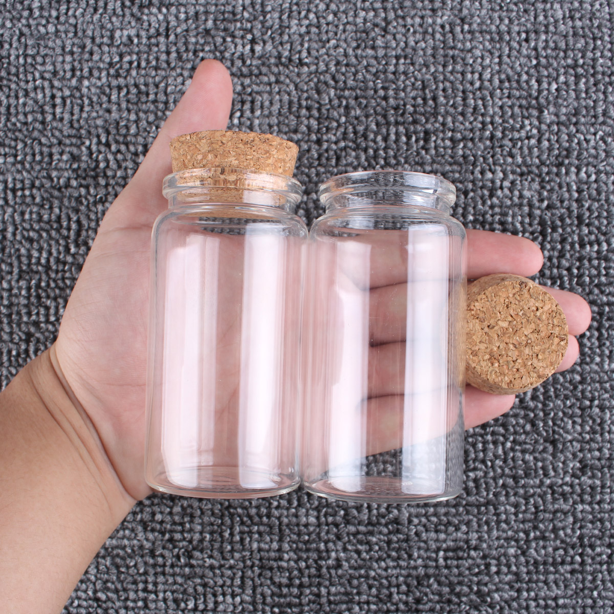 Bath Salts Jar - 2pcs/lot 50ml 60ml 80ml 100ml 120ml