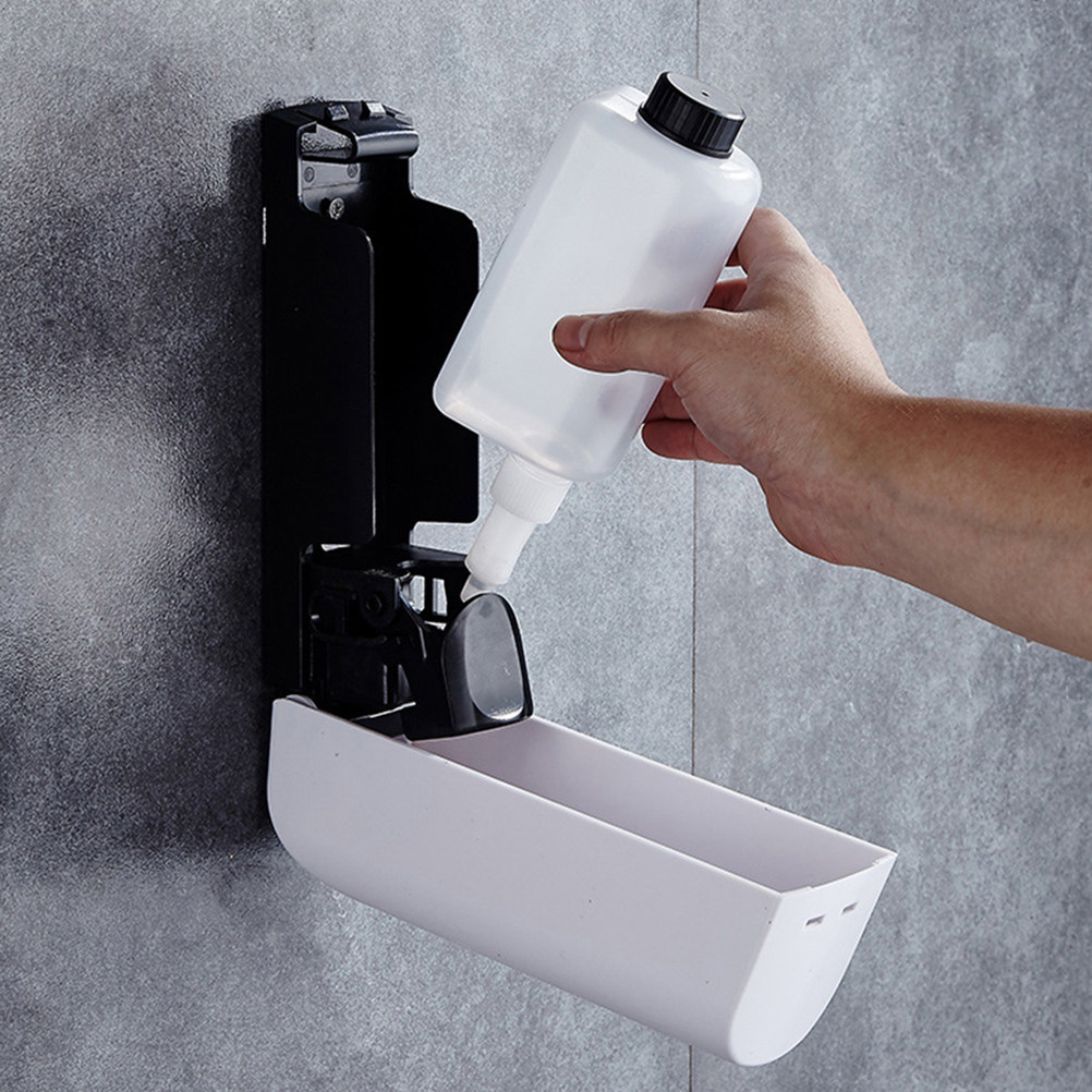 Home Bathroom Wall Soap Dispenser - 1Pcs Wall Mounted Soap Dispenser ABS