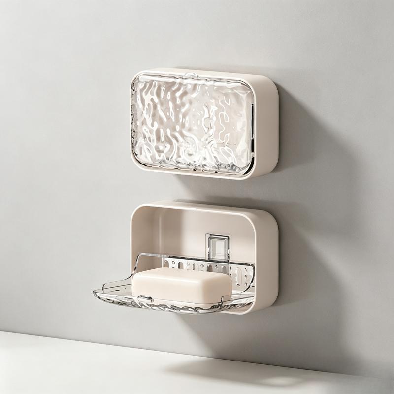 Home Goods Bathroom Storage - Wall Mount Soap Dish No Drill