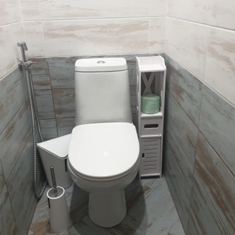 Home Bathroom Vanity Combo - Bathroom Standing Shelf Storage Floor Cabinet