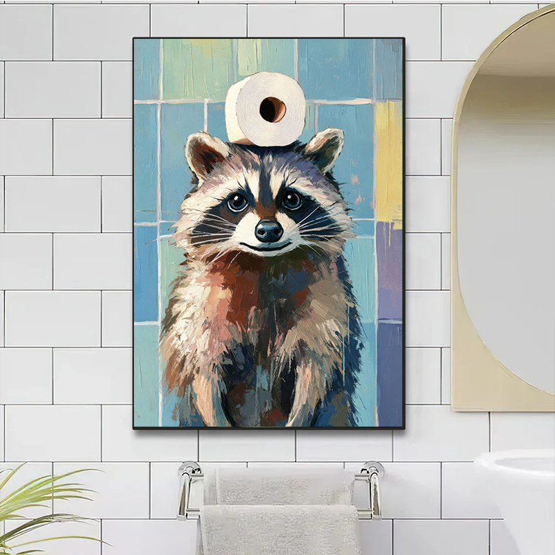 1pc frameless Toilet Paper Ani - Home Bathroom Wallpaper ulasan dan harga