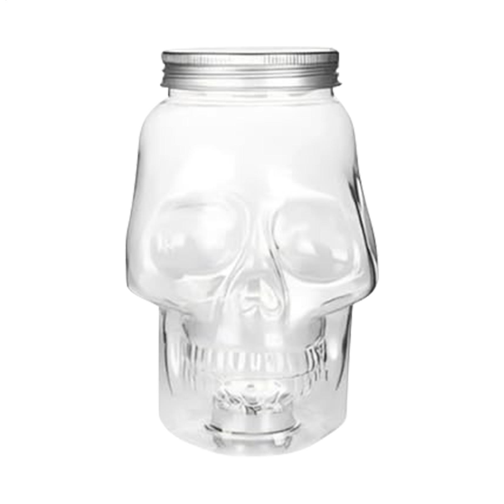 Skull Jars 500ml/800ml Reusabl - Bath Salts Jar ulasan dan harga