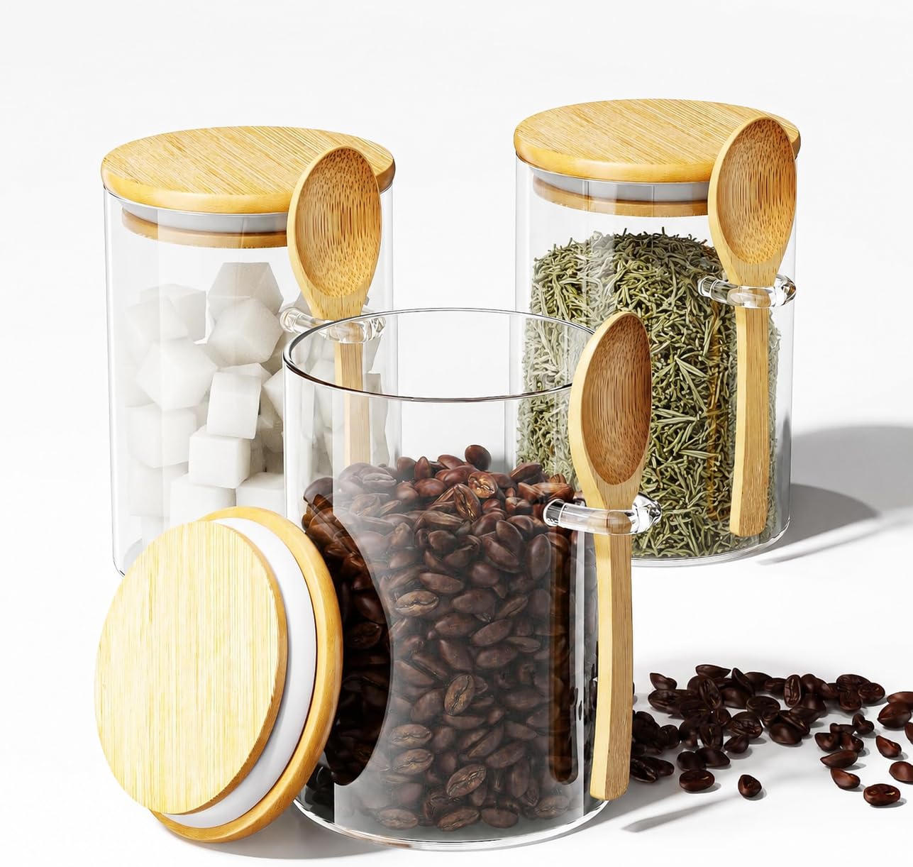 Coffee Sugar Container Salt 1/ - Bath Salts Jar ulasan dan harga