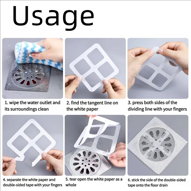 Floor Drain Sticker, Insect-pr - Drain Hair Catcher ulasan dan harga
