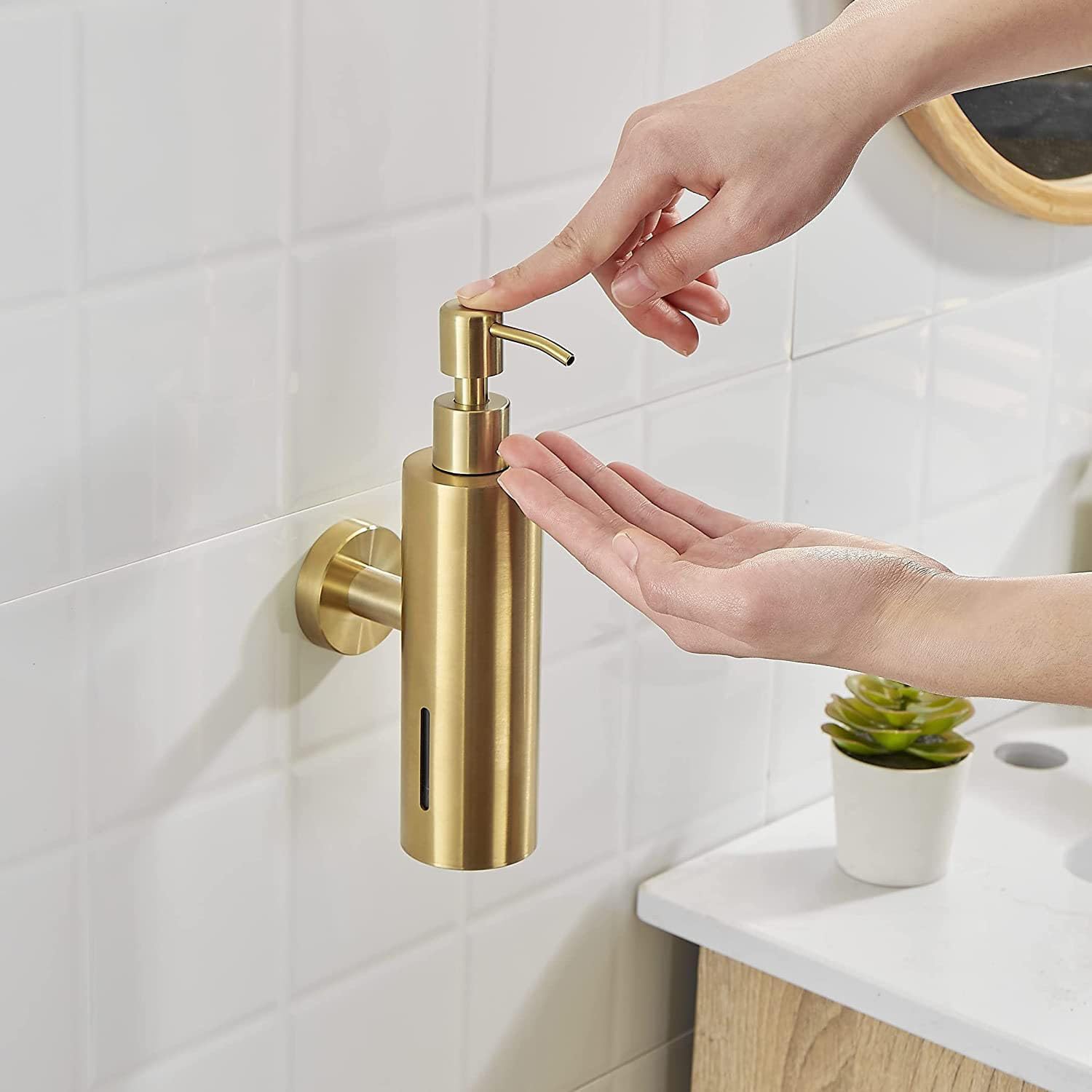 Single 250ML Soap Dispenser Ba - Home Bathroom Wall Soap Dispenser ulasan dan harga
