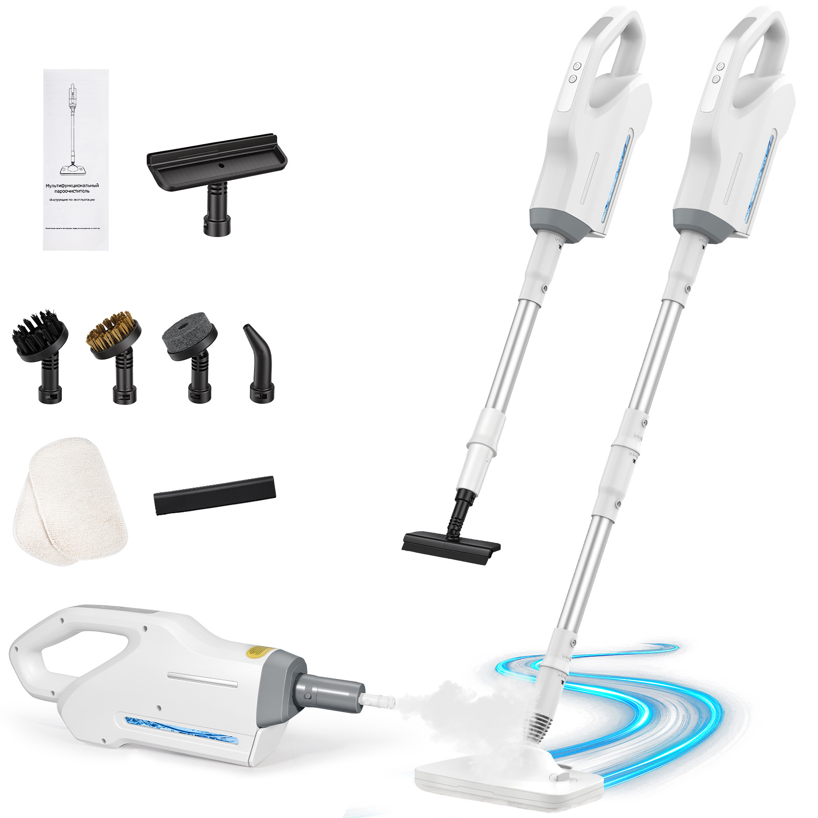 1200W Multifunctional Steam Mo - Home Bathroom Cleaner ulasan dan harga
