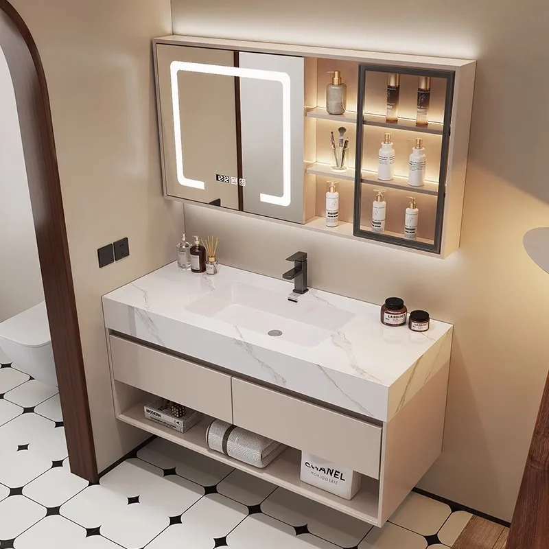 Modern Bathroom Vanity Slate C - Home Bathroom Vanity Combo ulasan dan harga