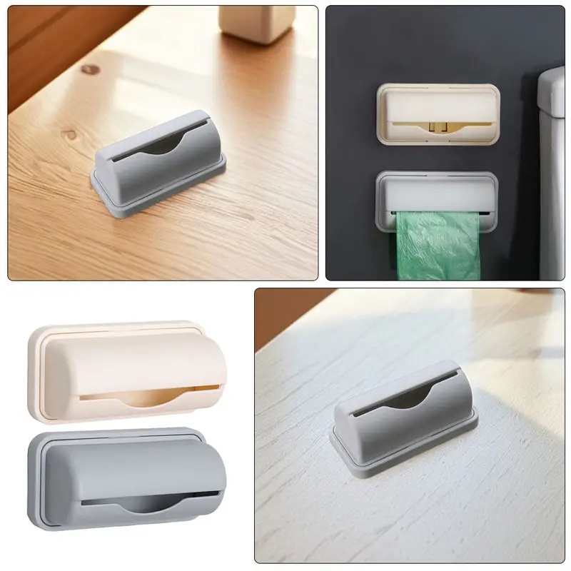 1/2/3/4Pcs Wall-Mounted Trash  - Home Goods Bathroom Storage ulasan dan harga