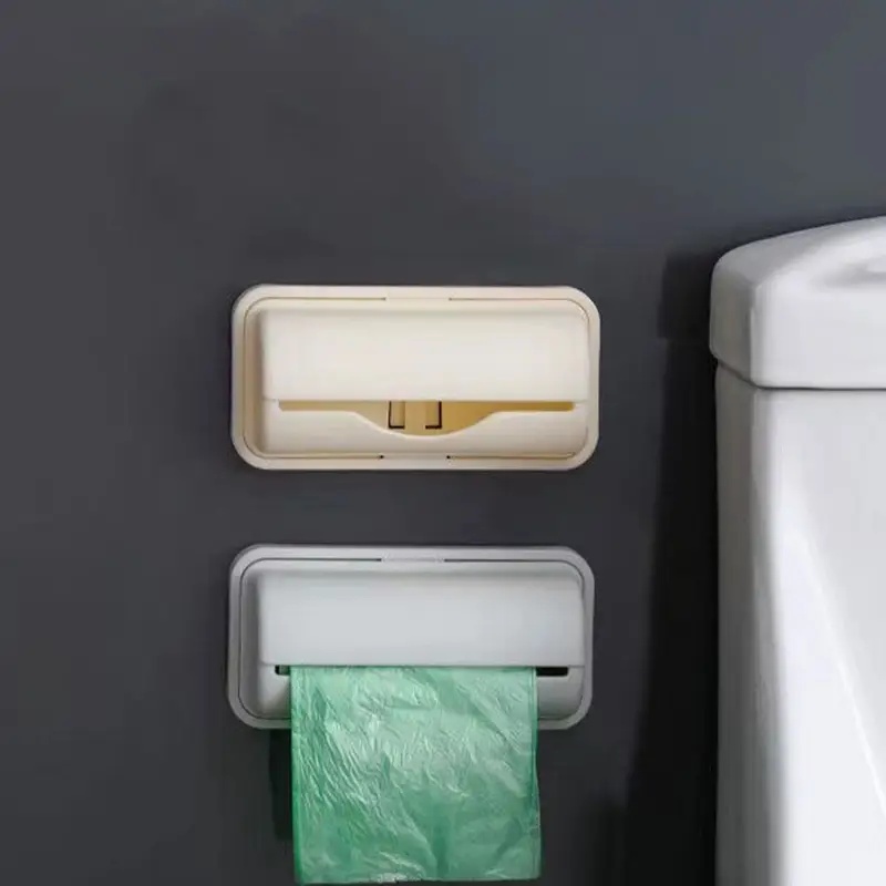 1/2/3/4Pcs Wall-Mounted Trash  - Home Goods Bathroom Storage ulasan dan harga