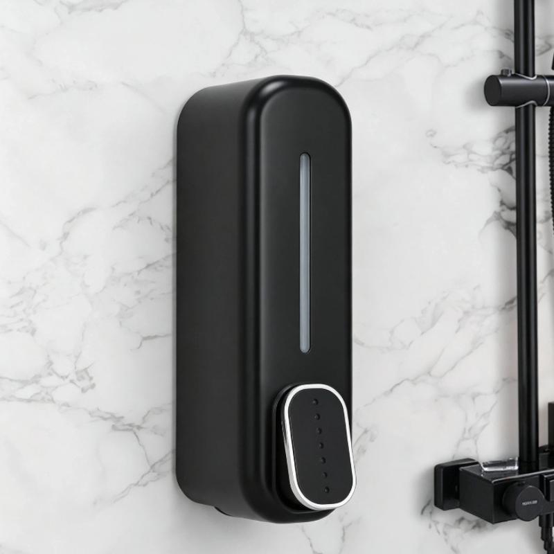 Manual Press ABS Wall‑Mounted  - Home Bathroom Wall Soap Dispenser ulasan dan harga