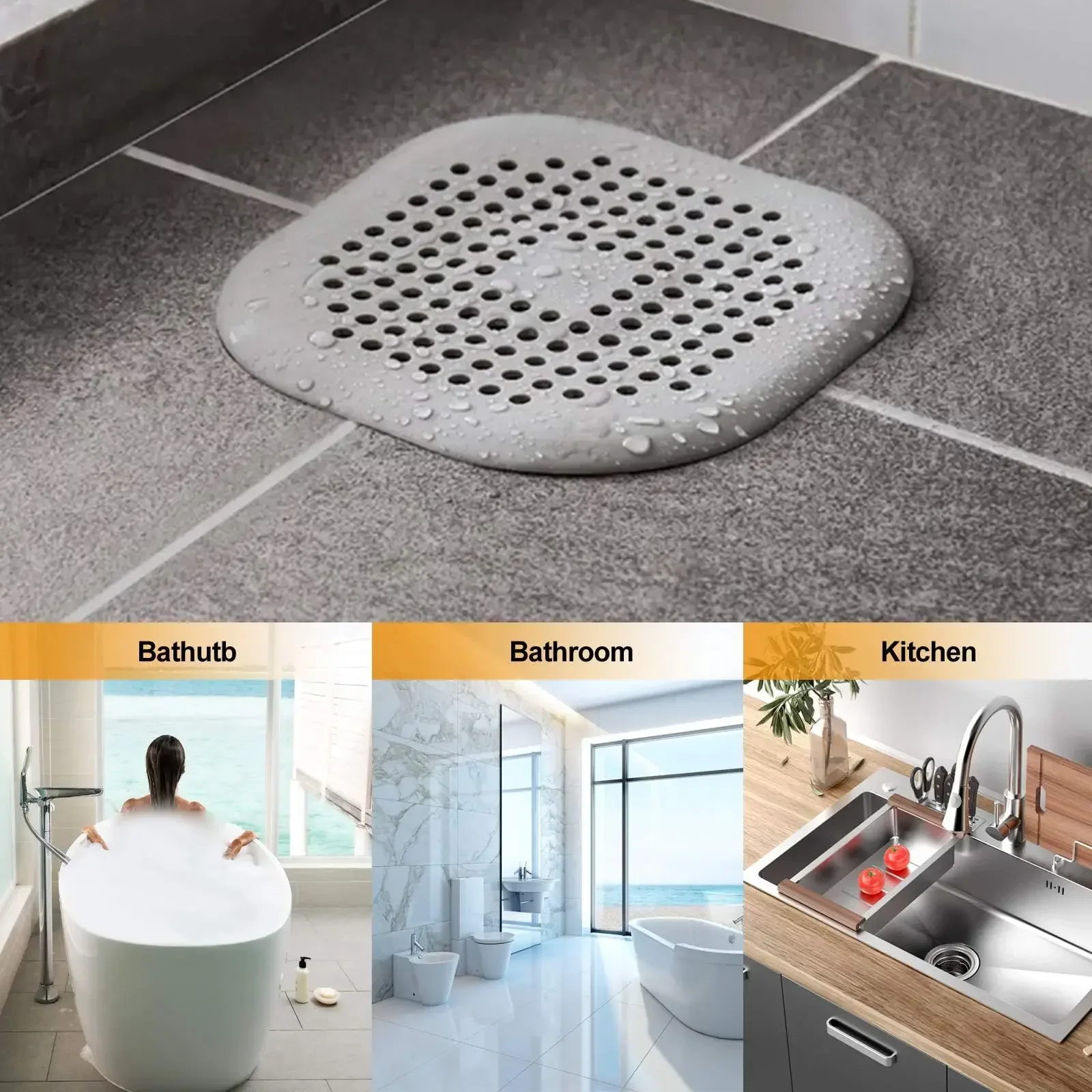 Plug Stopper Kitchen Sewer Sil - Drain Hair Catcher ulasan dan harga