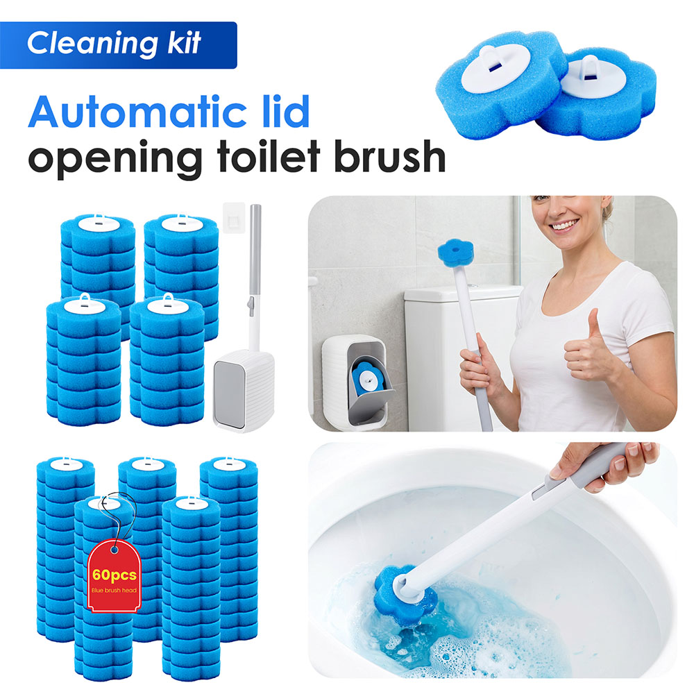 New Toilet Brush & Holder Set  - Home Bathroom Cleaner ulasan dan harga