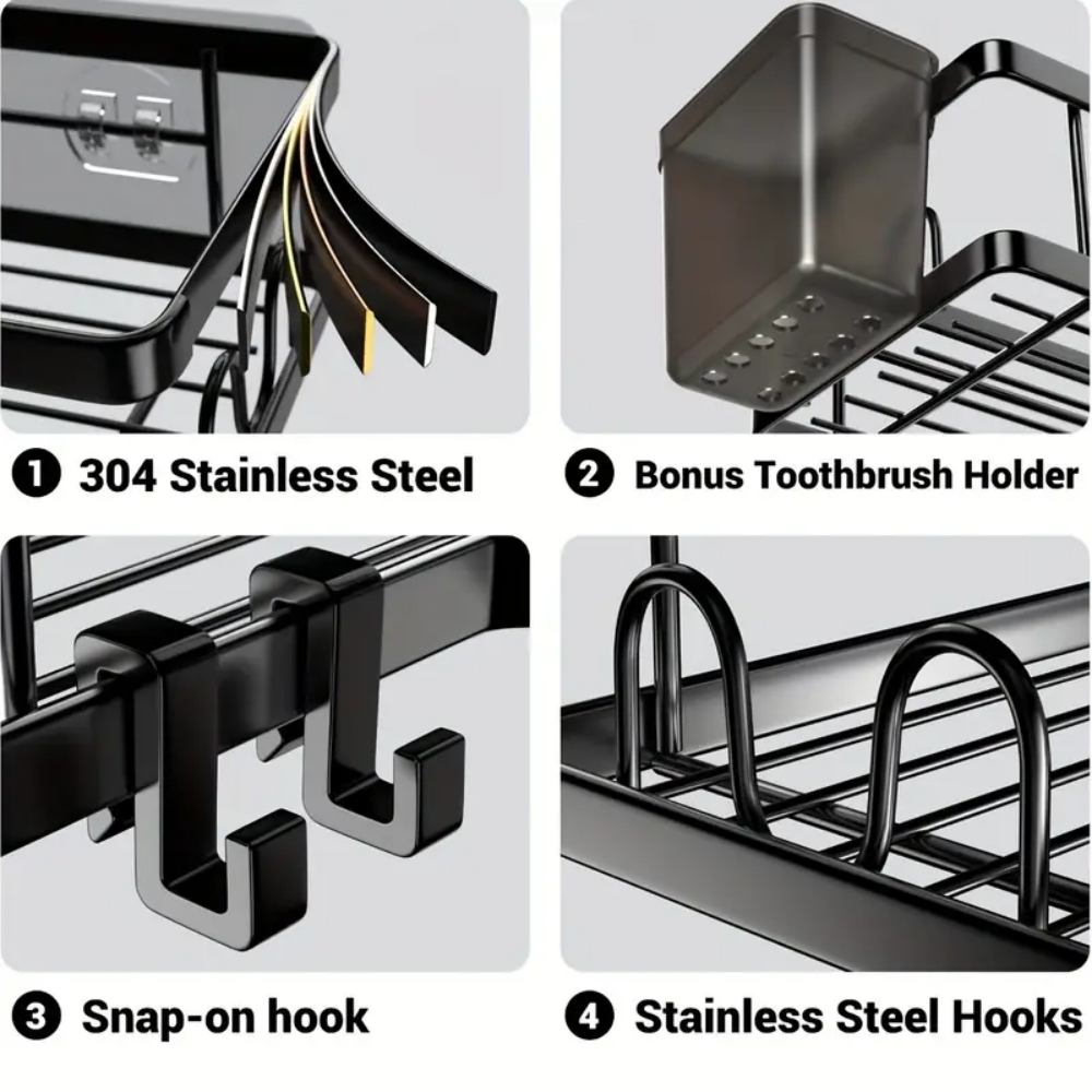 No Drilling Stainless Steel Tr - Zara Home Bathroom ulasan dan harga