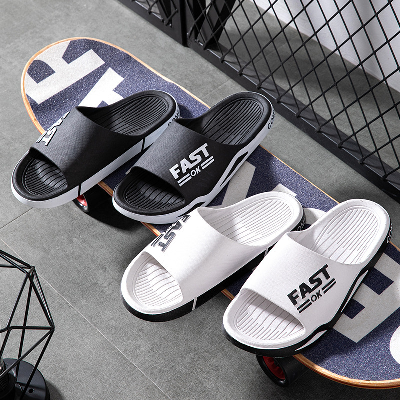 New Men's Slippers for Summer  - Home Bathroom Wear ulasan dan harga