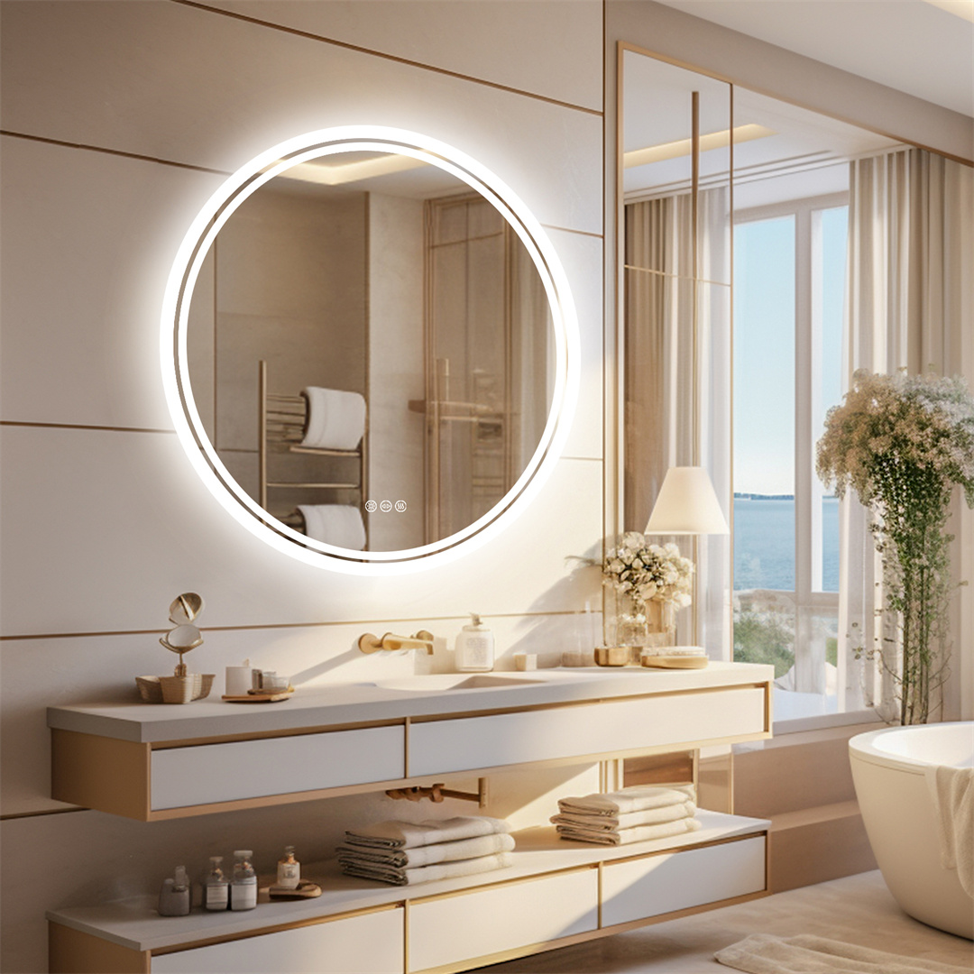 LUVODI 80cm Round Bathroom Mir - Zara Home Bathroom ulasan dan harga