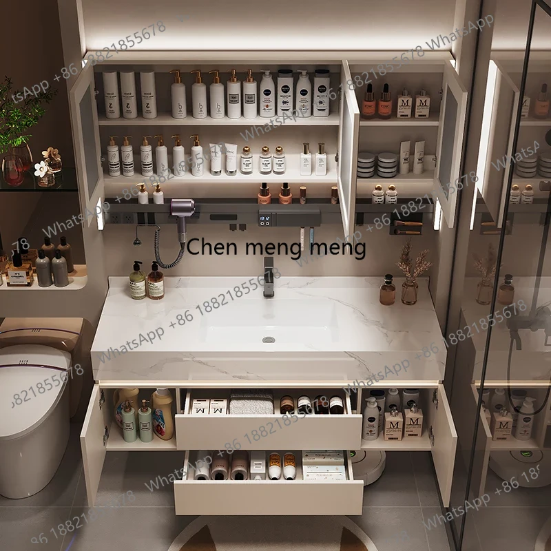 B567 Partitions Storage Bathro - Home Bathroom Vanity Combo ulasan dan harga