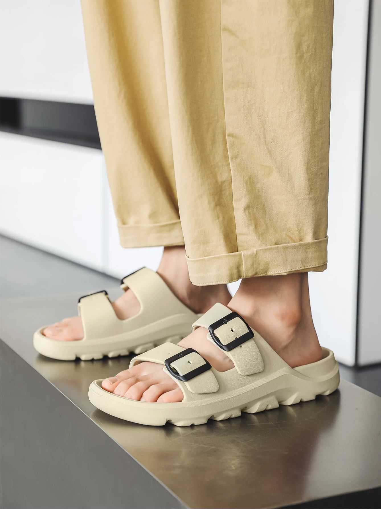Men's One-Time Molding Comfort - Home Bathroom Wear ulasan dan harga