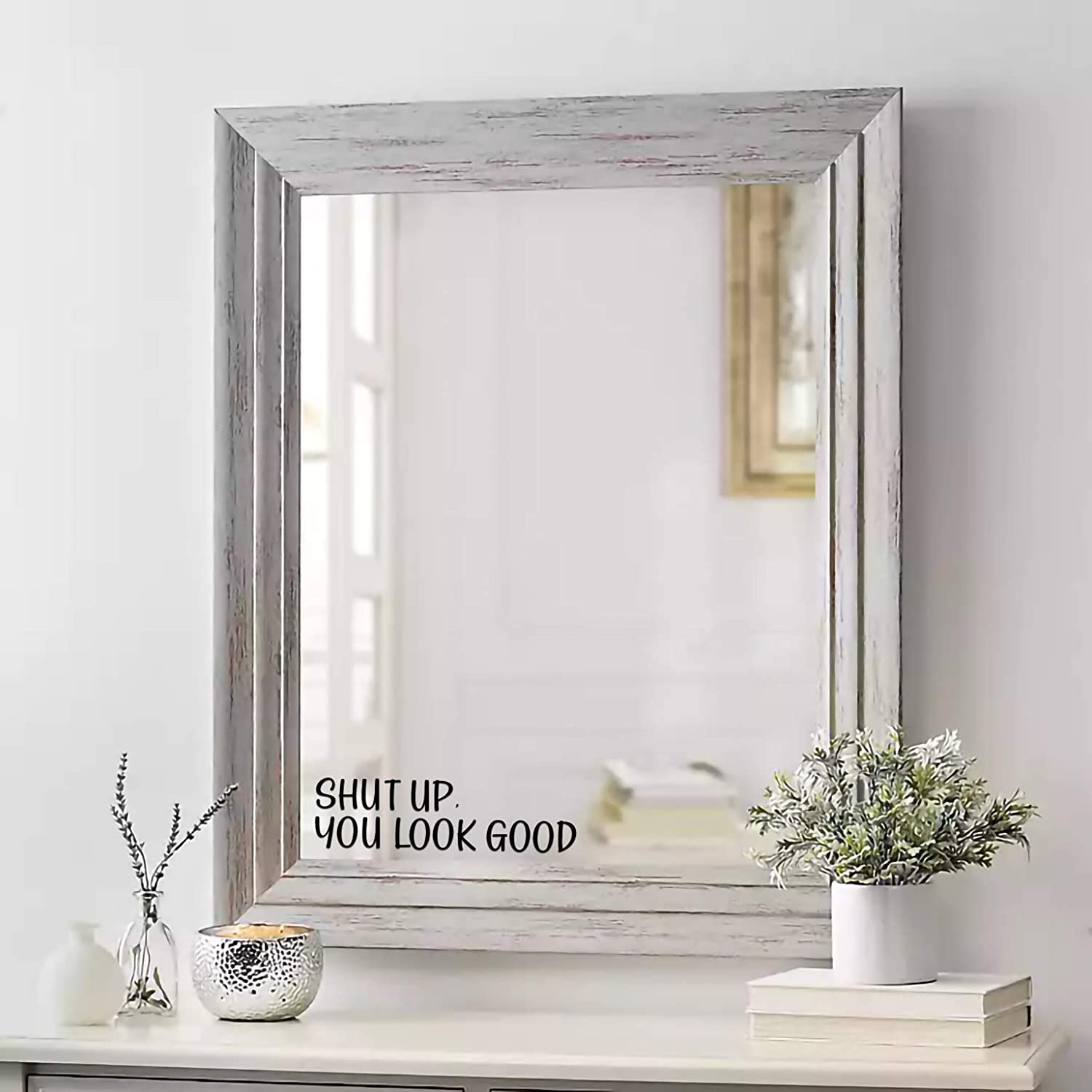 You Look Good Quote Mirror Dec - Home Goods Bathroom Mirrors ulasan dan harga