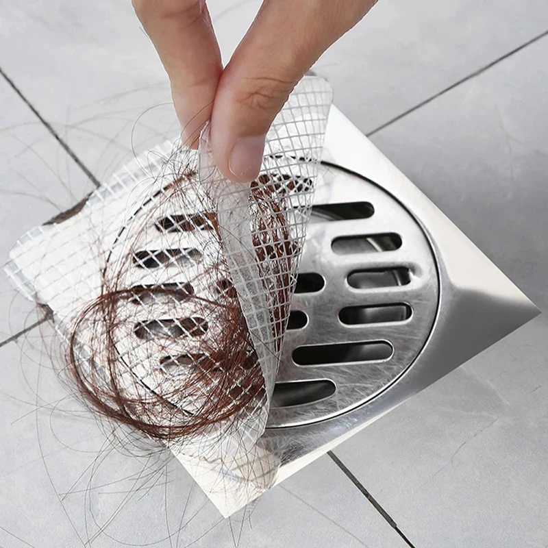 10-50pc Disposable Mesh Floor  - Drain Hair Catcher ulasan dan harga