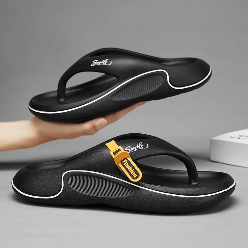 Summer New Men's Flip Flops In - Home Bathroom Wear ulasan dan harga