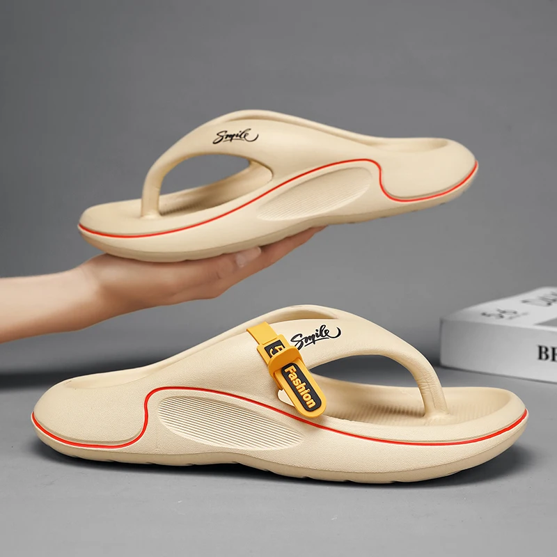 Summer New Men's Flip Flops In - Home Bathroom Wear ulasan dan harga