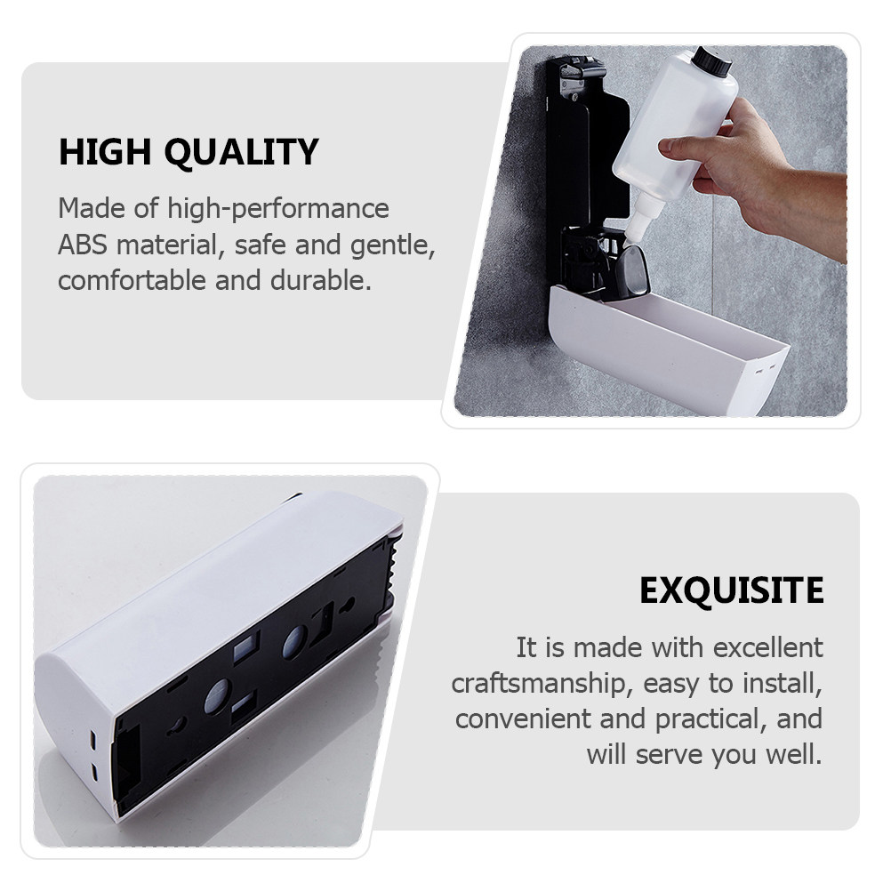 1Pcs Wall Mounted Soap Dispens - Home Bathroom Wall Soap Dispenser ulasan dan harga