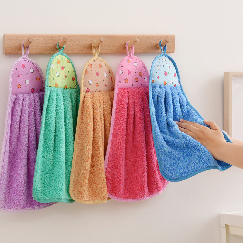 4pcs Small Hand Towels for Kit - Home Bathroom Cleaner ulasan dan harga