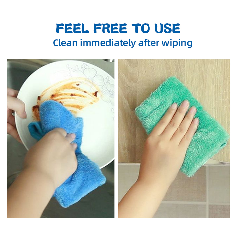 4pcs Small Hand Towels for Kit - Home Bathroom Cleaner ulasan dan harga