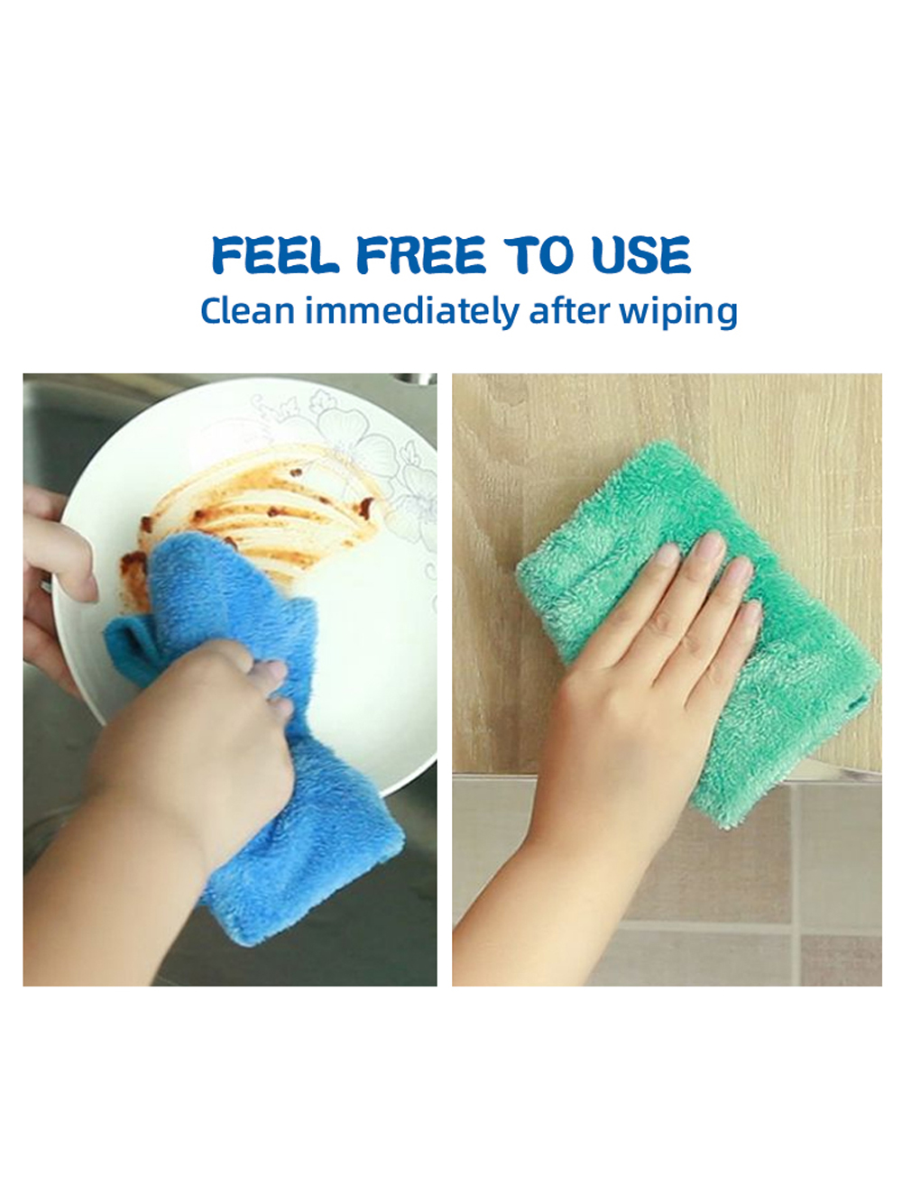 4pcs Small Hand Towels for Kit - Home Bathroom Cleaner ulasan dan harga