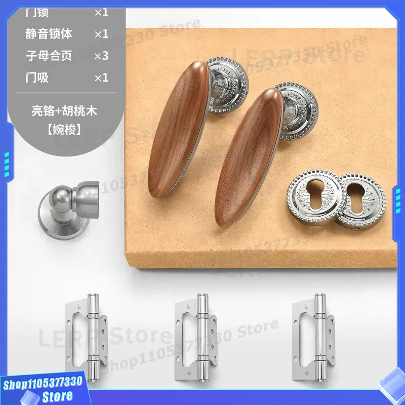 French Light Luxury Walnut Doo - Home Hardware Bathroom Lighting ulasan dan harga