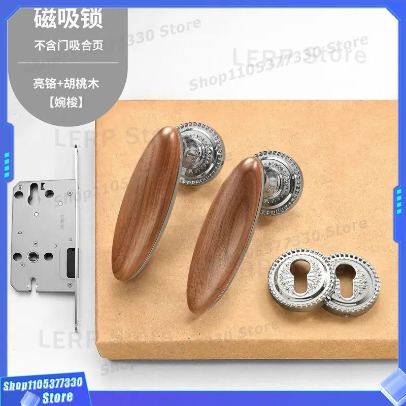 French Light Luxury Walnut Doo - Home Hardware Bathroom Lighting ulasan dan harga