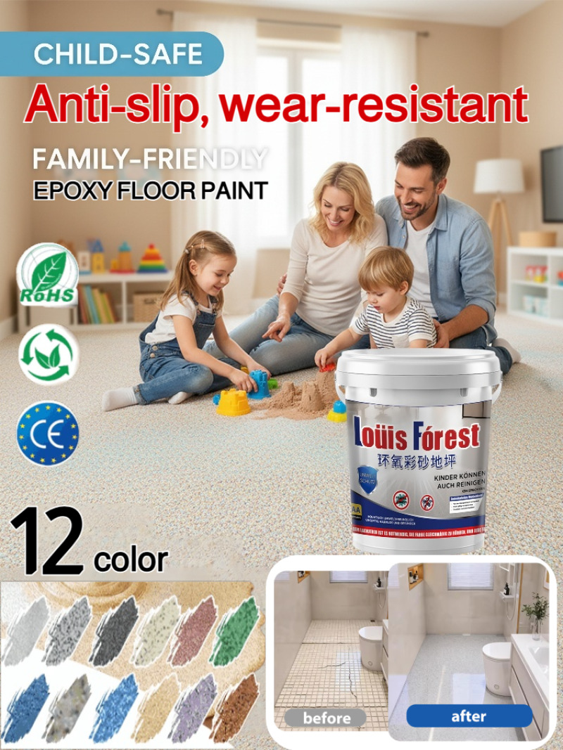 Epoxy Terrazzo Self-Leveling F - Home Bathroom Wear ulasan dan harga