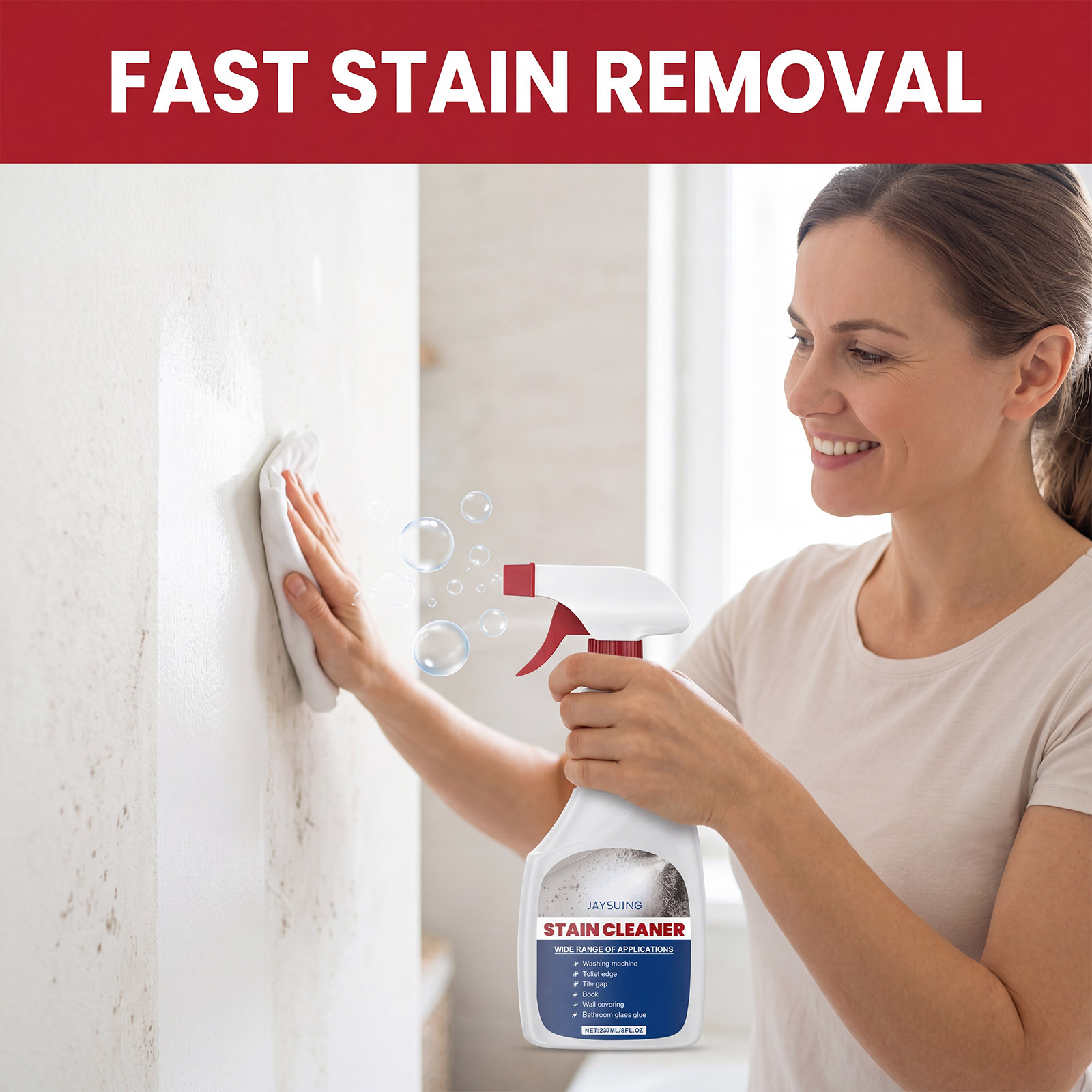 Mildew Remover Wall Spray Clea - Home Bathroom Cleaner ulasan dan harga