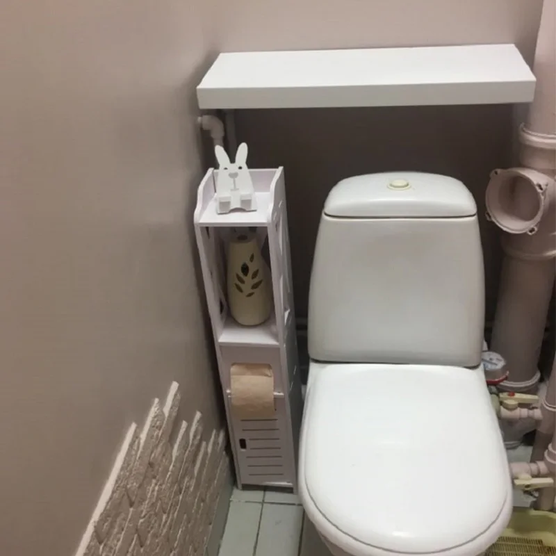 Bathroom Standing Shelf Storag - Home Bathroom Vanity Combo ulasan dan harga