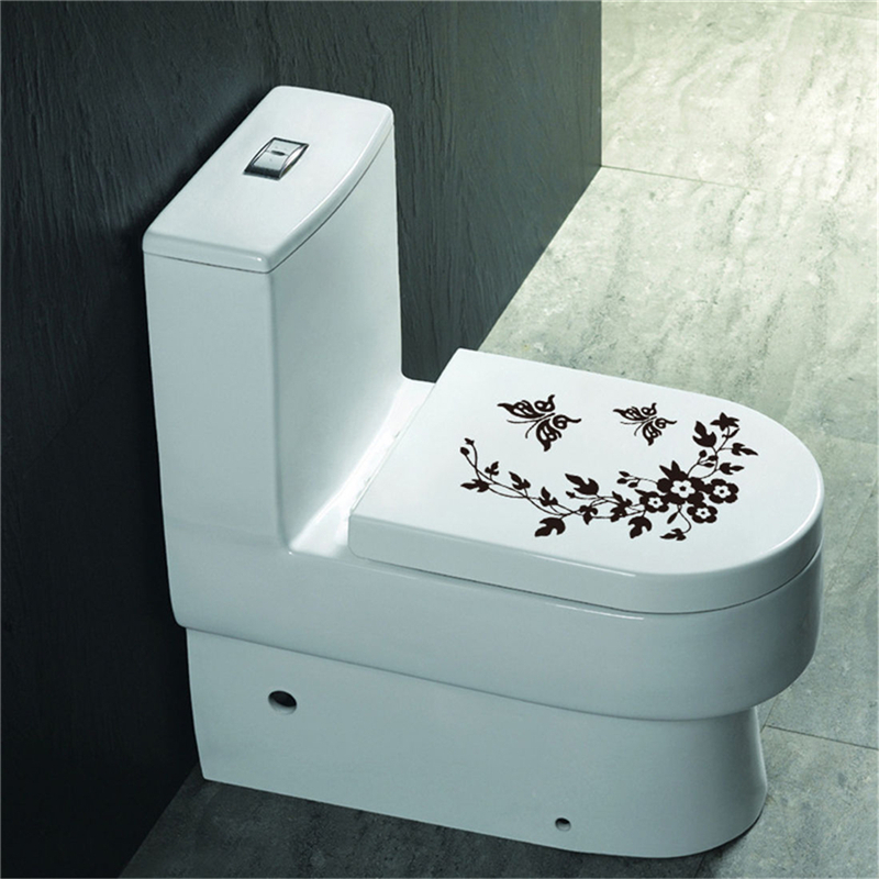 Butterfly Flower Vine Bathroom - Home Bathroom Wallpaper ulasan dan harga