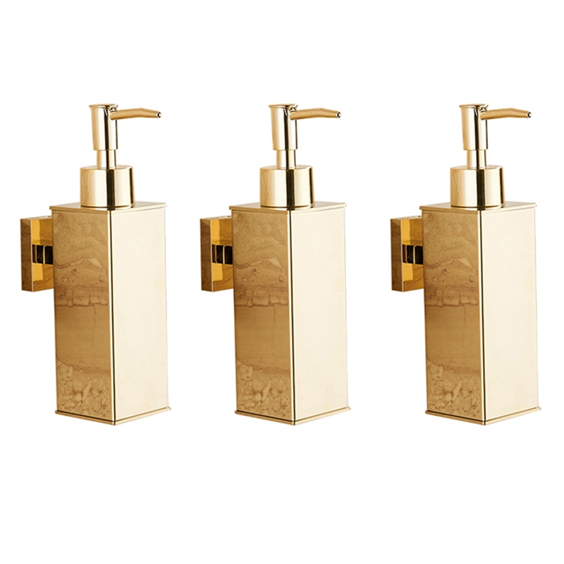 3X Liquid Soap Dispenser Bathr - Home Bathroom Wall Soap Dispenser ulasan dan harga