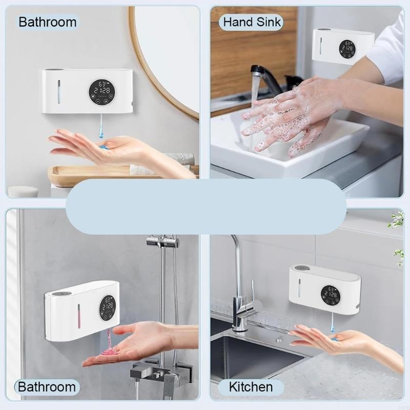 J6PE USB Rechargeable Touchles - Home Bathroom Wall Soap Dispenser ulasan dan harga