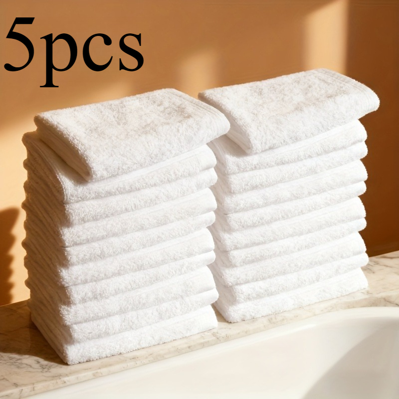5Pcs Modern White Square Towel - Zara Home Bathroom ulasan dan harga