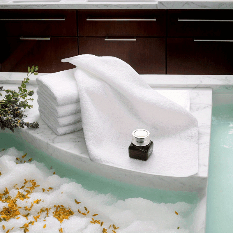 5Pcs Modern White Square Towel - Zara Home Bathroom ulasan dan harga