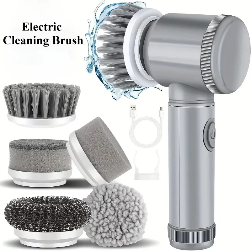 New Cordless Spin Scrubber Ele - Home Bathroom Cleaning Machine ulasan dan harga
