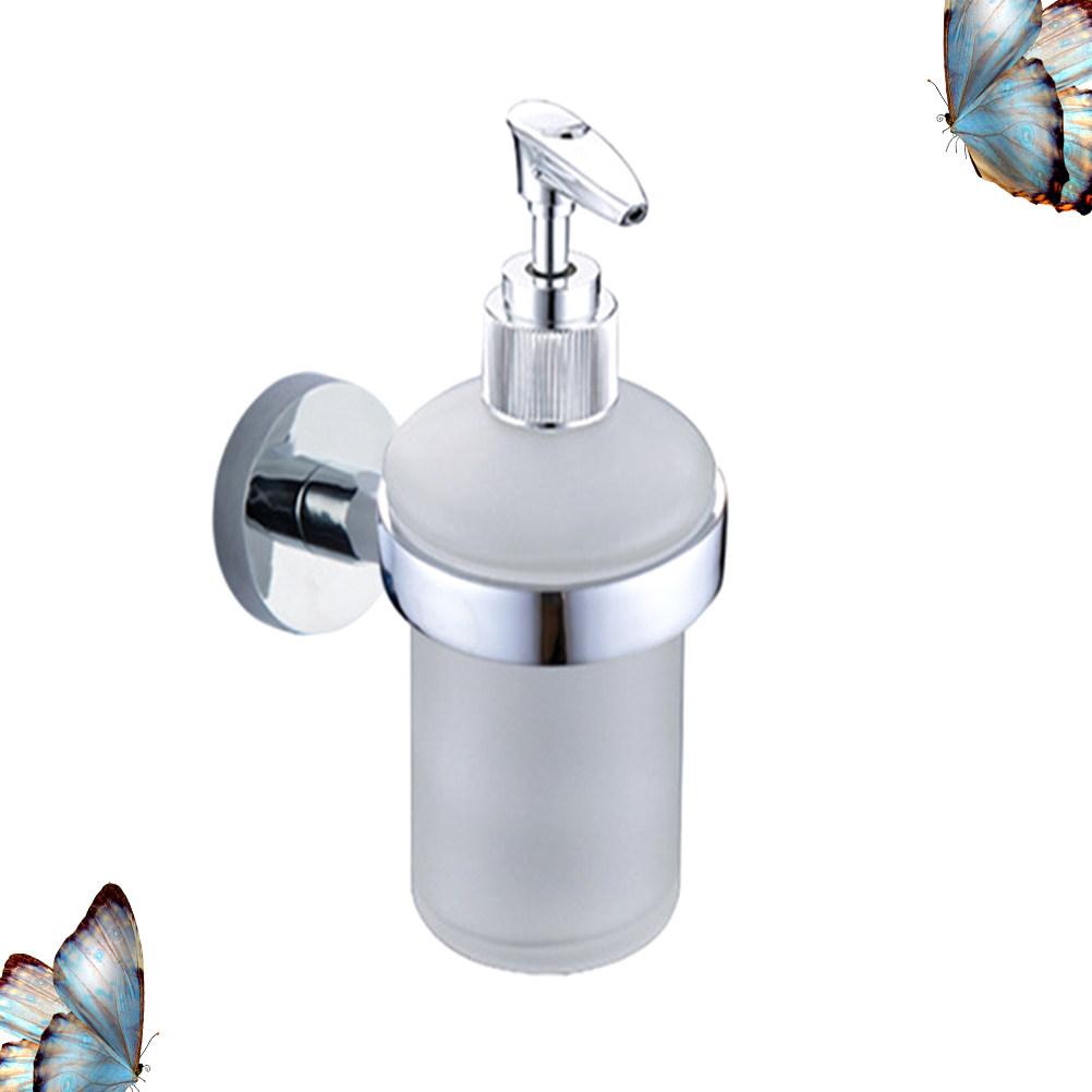 1Pcs Stainless Steel Soap Disp - Home Bathroom Wall Soap Dispenser ulasan dan harga