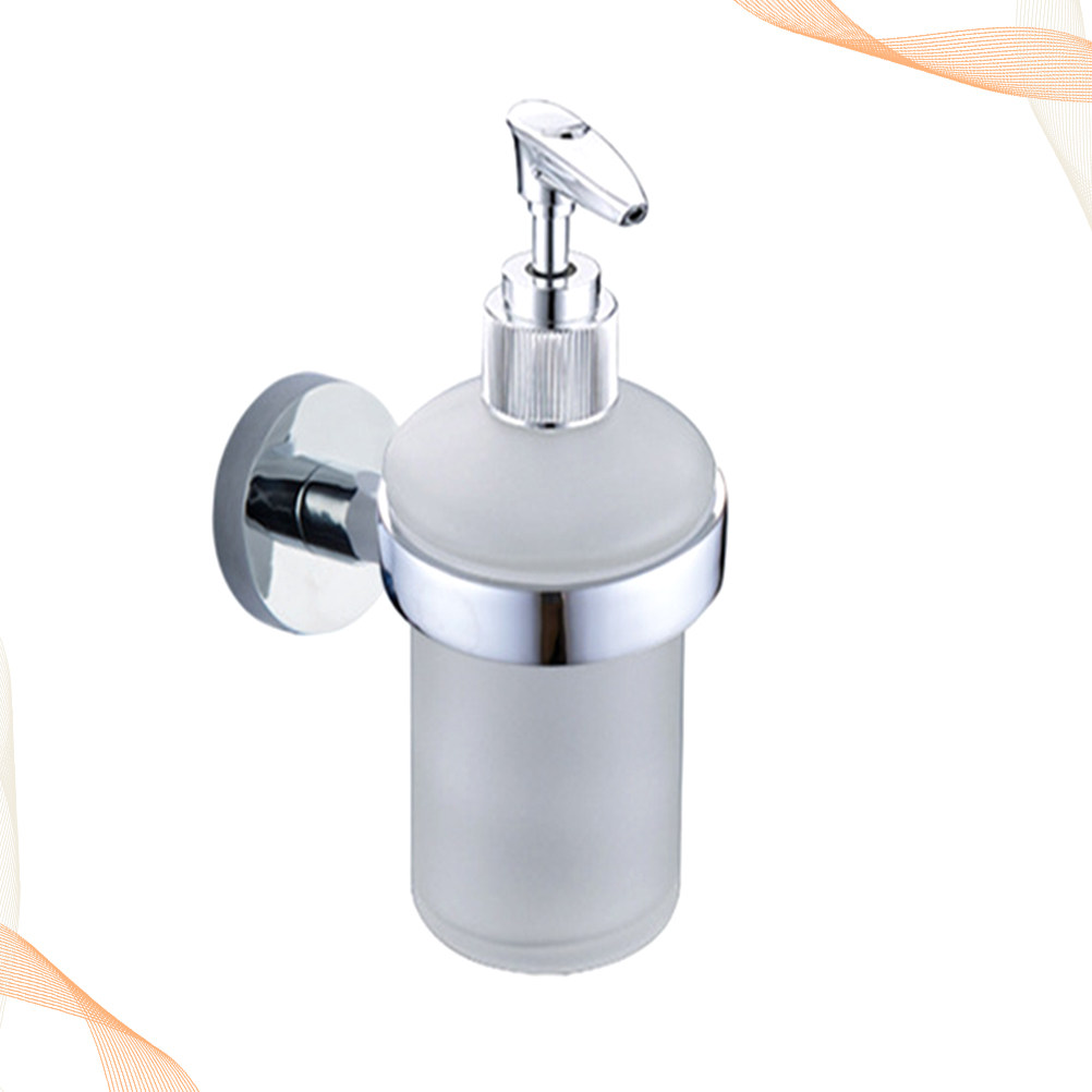 1Pcs Stainless Steel Soap Disp - Home Bathroom Wall Soap Dispenser ulasan dan harga